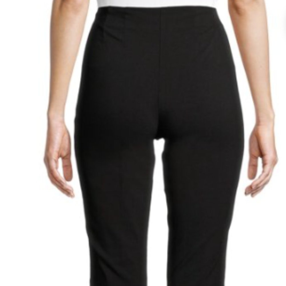 Pants skinny womens new size 14 high rise black 74% rayon nylon spandex - Picture 2 of 4